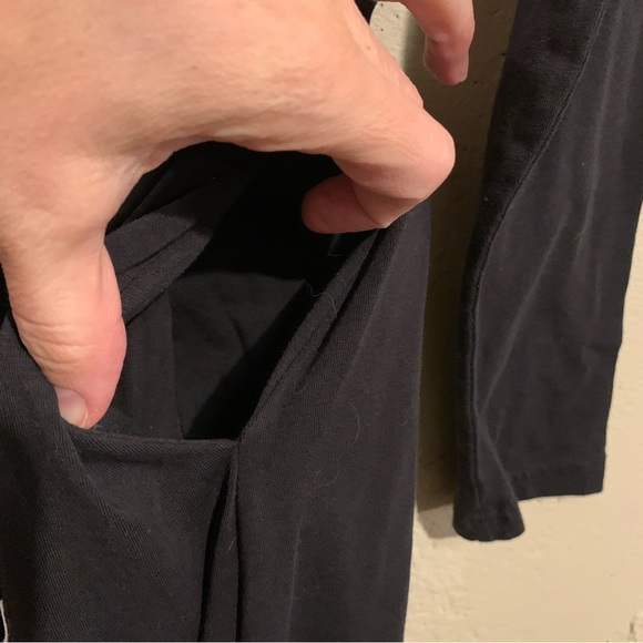 Pact Midi Dress Long Sleeve Revive Wrap V Neck Organic Cotton Minimalist Size M - Picture 3 of 5